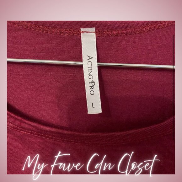 Ladies Christmas Sequins Reindeer Top Sz L - Picture 5 of 5